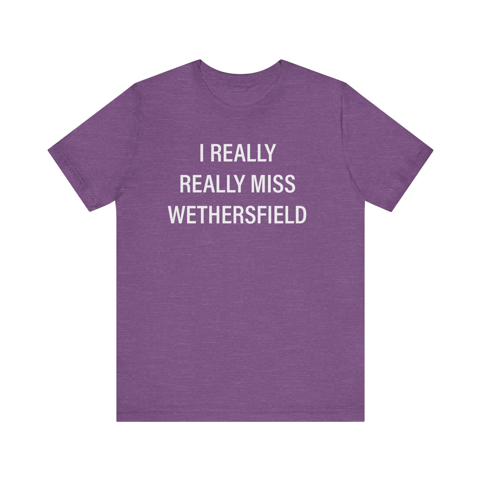I really really miss wethersfield // wethersfield ct unisex t shirt // finding connecticut 