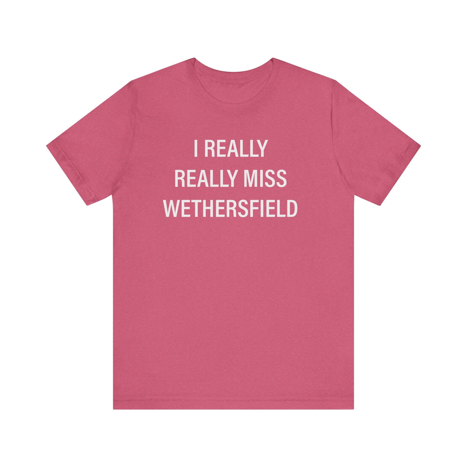 I really really miss wethersfield // wethersfield ct unisex t shirt // finding connecticut 