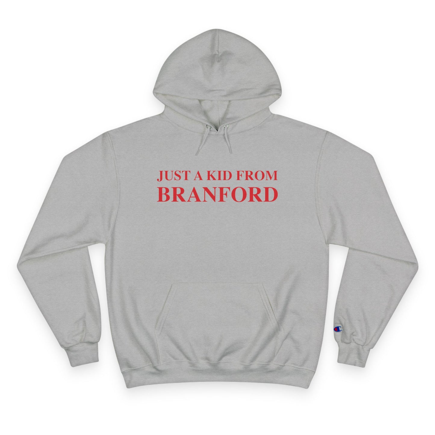 Just a kid from Branford // Bradford Connecticut champion unisex hoodie sweatshirt // finding connecticut 