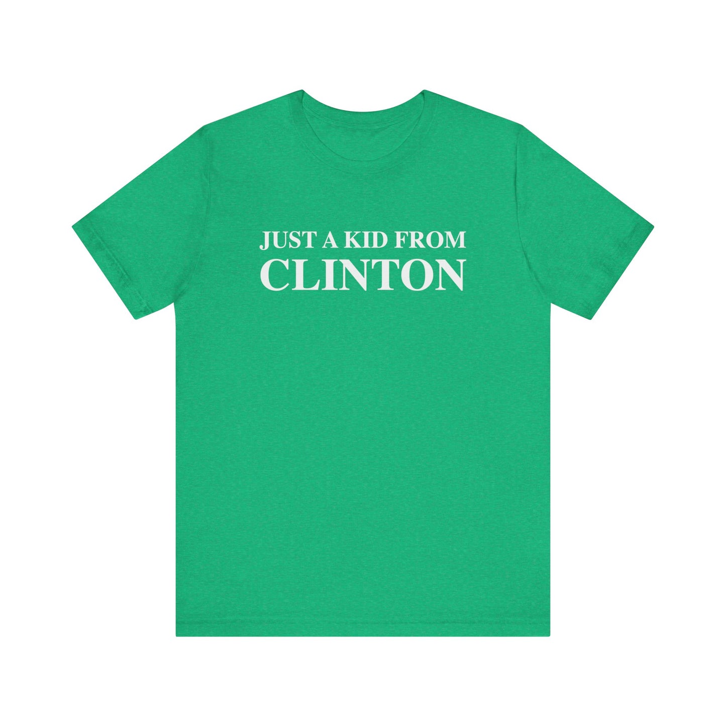 Just a kid from Clinton // Clinton CT t shirt // finding connecticut   