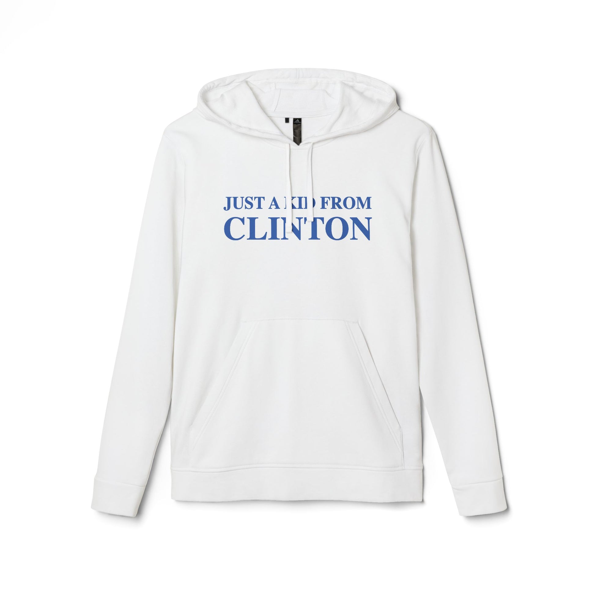 Just a kid from Clinton // Clinton Connecticut Adidas hoodie sweatshirt // finding connecticut 