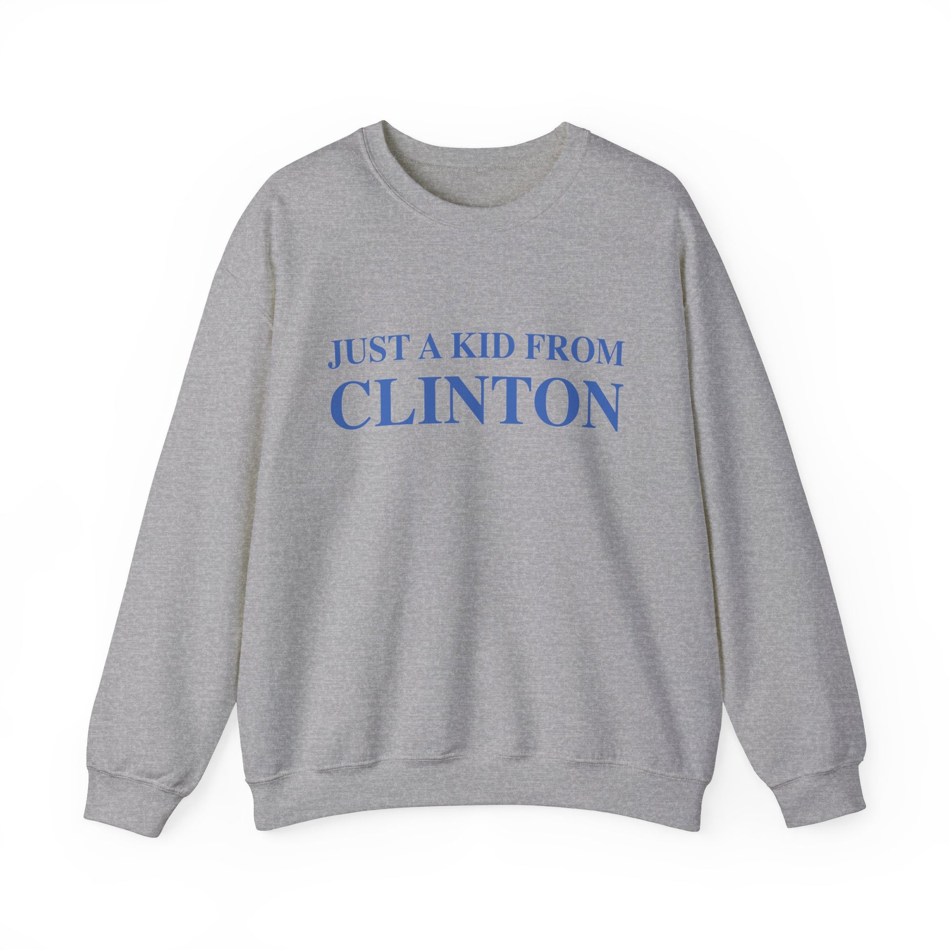 Just a kid from Clinton // Clinton Connecticut  unisex sweatshirt // finding connecticut  