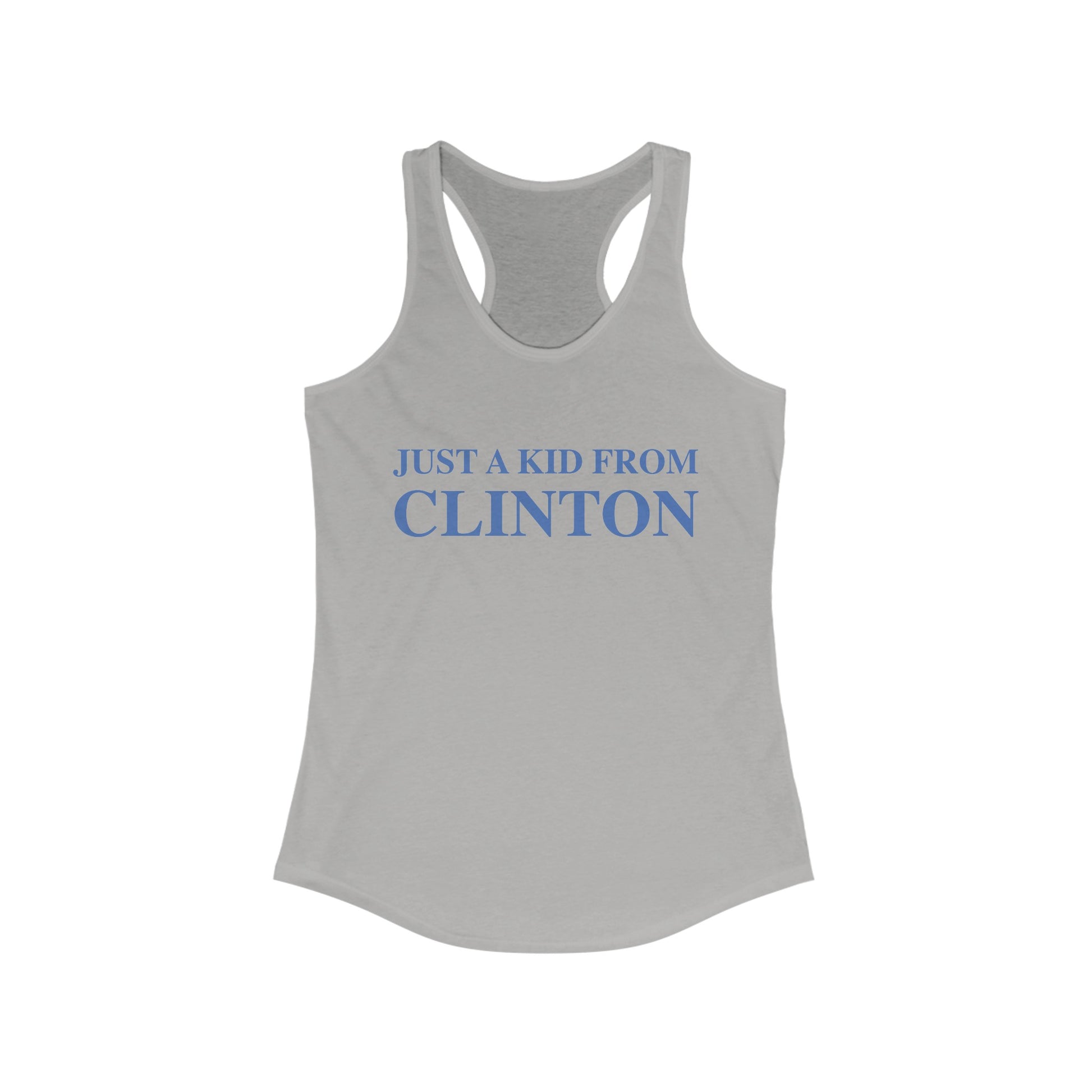 Just a kid from Clinton // Clinton Connecticut  unisex women's tank top shirt  // finding connecticut   