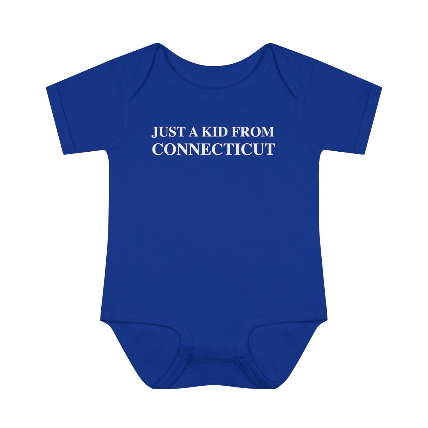Just a kid from Connecticut // Connecticut onesie // Finding Connecticut 