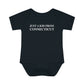 Just a kid from Connecticut // Connecticut onesie // Finding Connecticut 