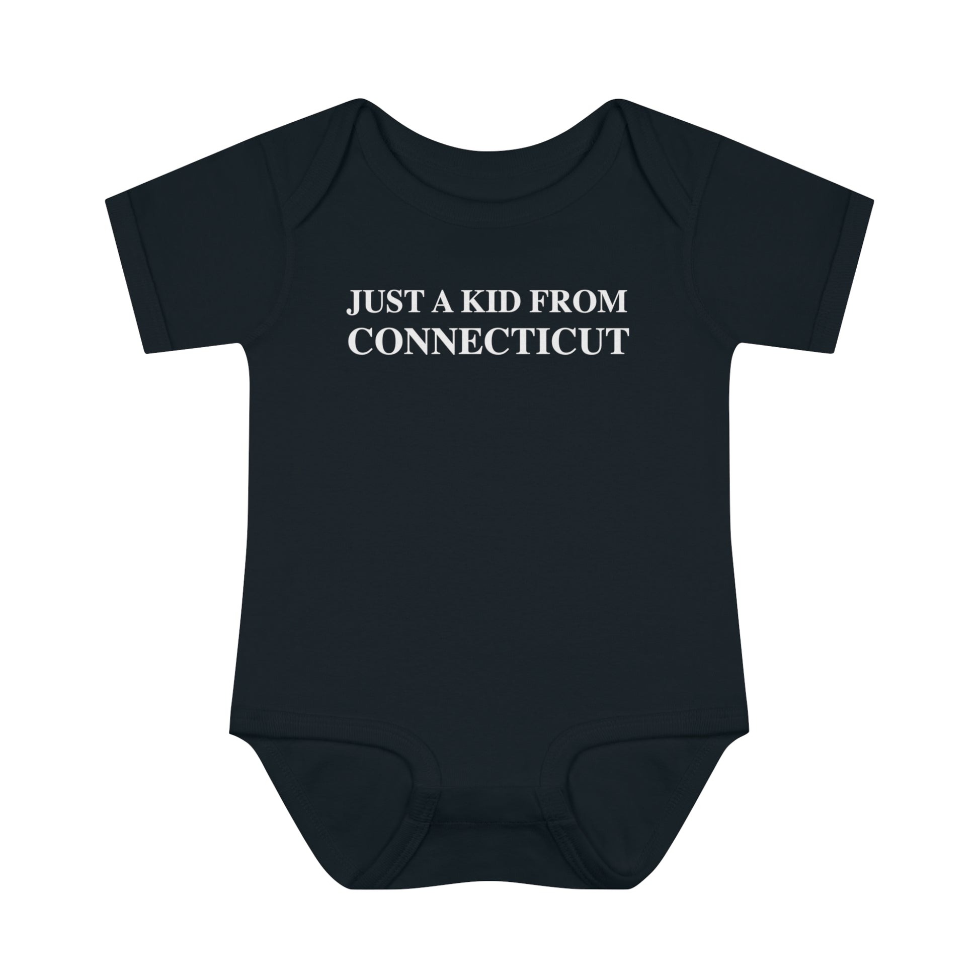 Just a kid from Connecticut // Connecticut onesie // Finding Connecticut 
