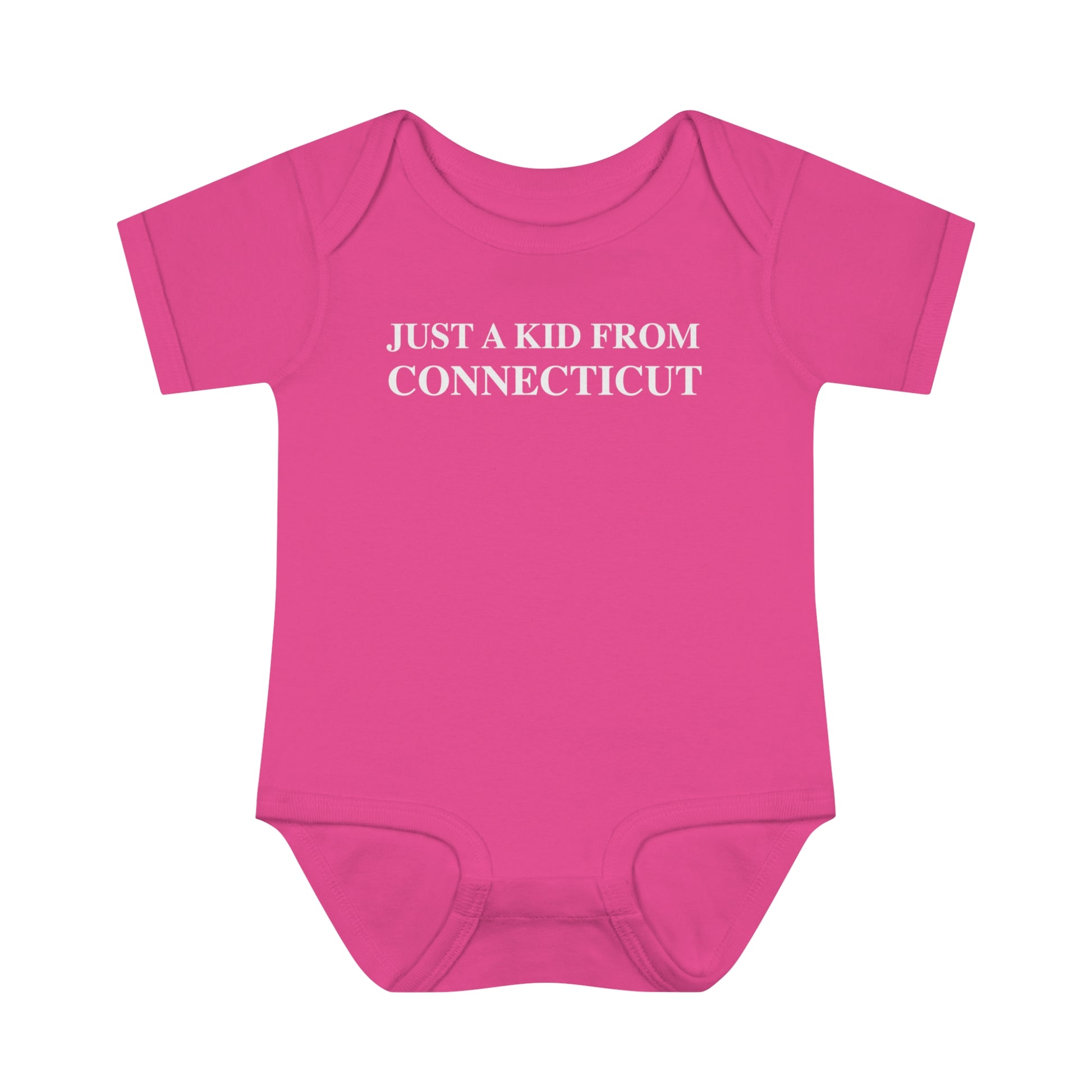 Just a kid from Connecticut // Connecticut onesie // Finding Connecticut 