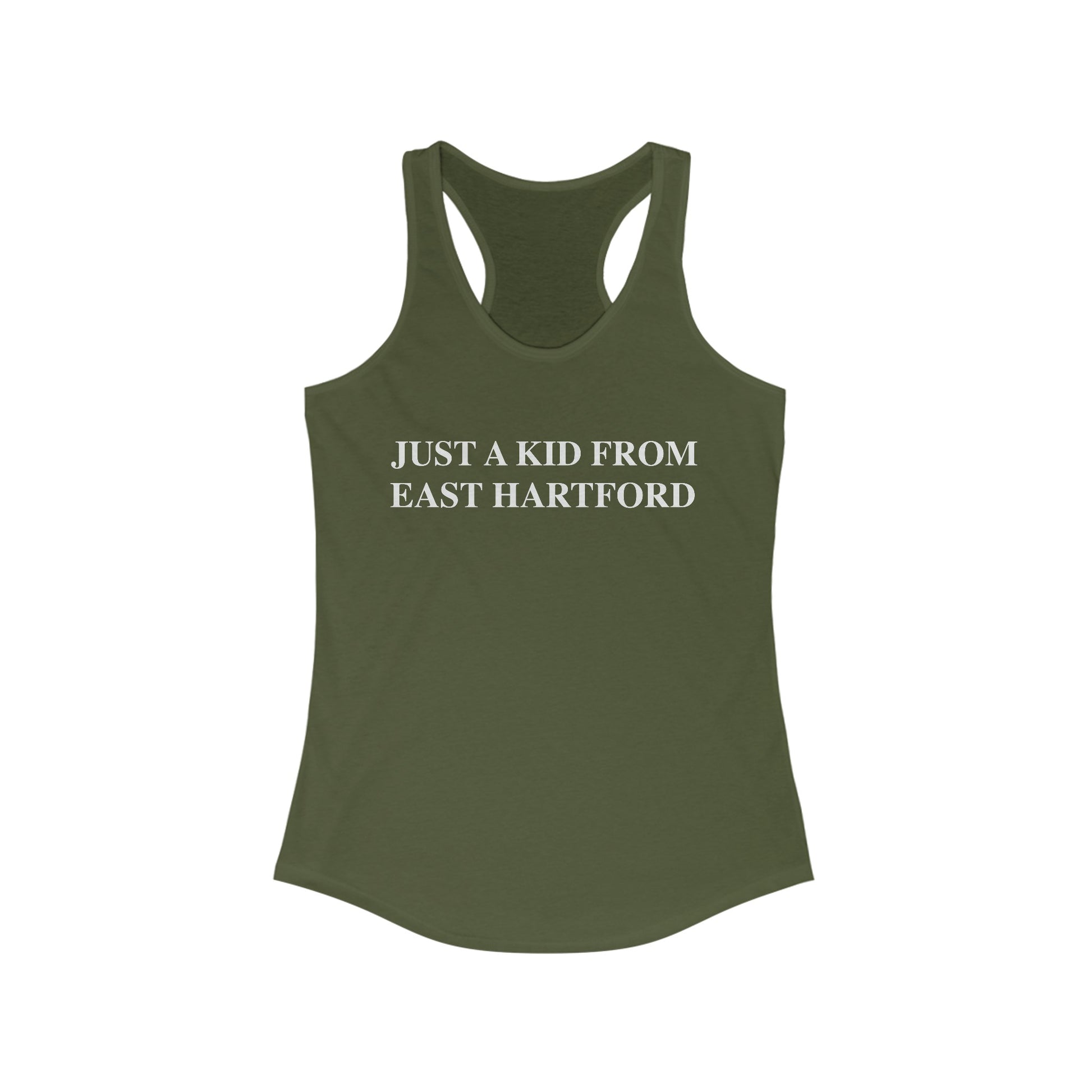  Just a kid from East hartford // east hartford CT tank top shirt // finding connecticut 