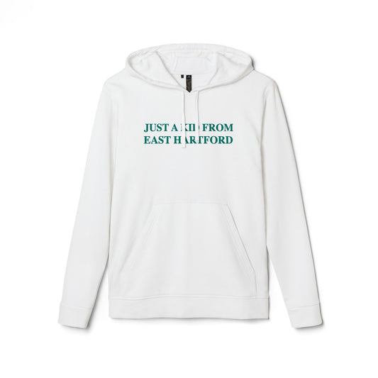 Just a kid from East hartford // east hartford connecticut adidas hoodie sweatshirt /// finding connecticut