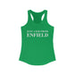 Just a kid from Enfield / Enfield ct womens tan top shirt // finding connecticut