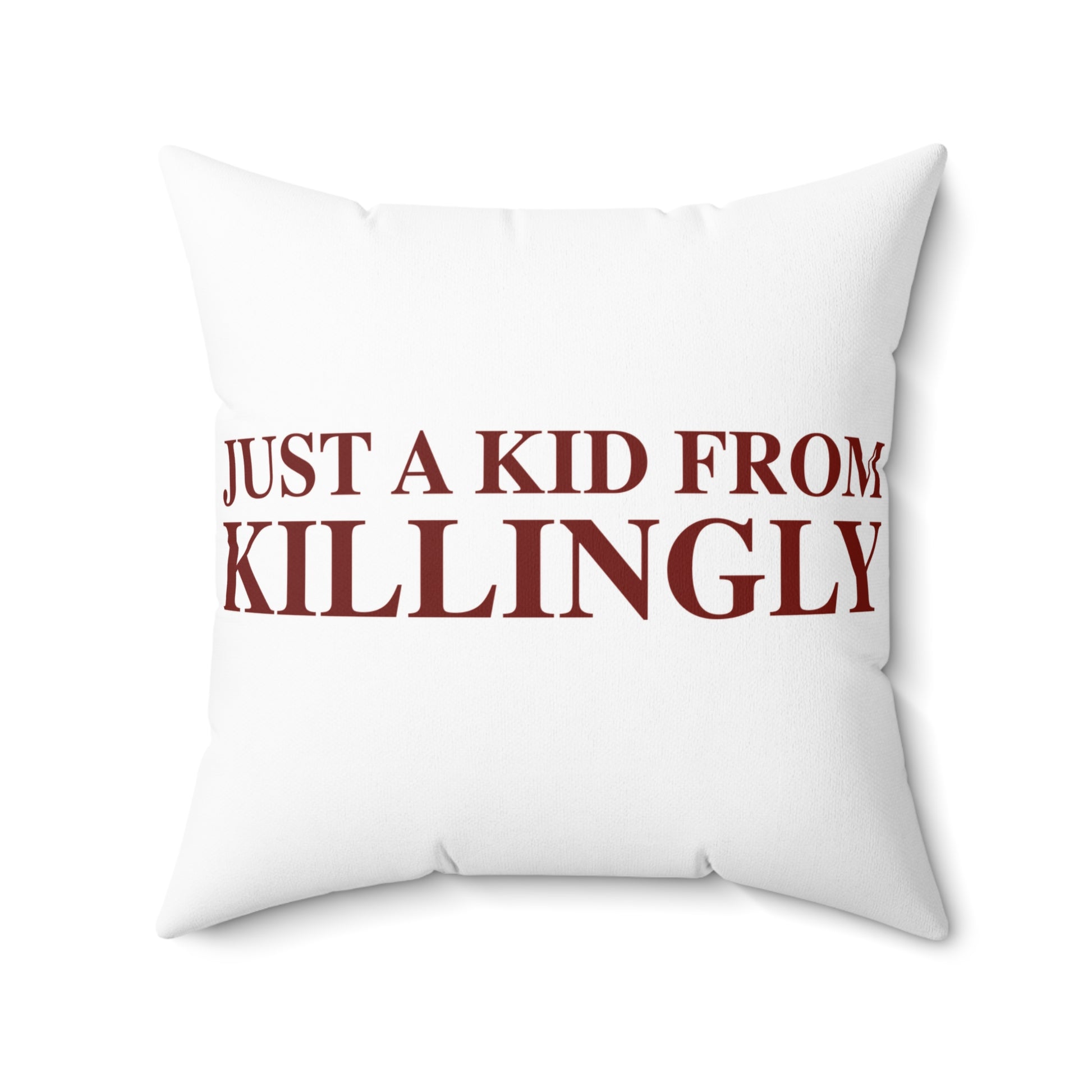 Just a kid from Killingly // Killingly connecticut pillows and home decor // Killingly Connecticut gifts and merch // finding connecticut 