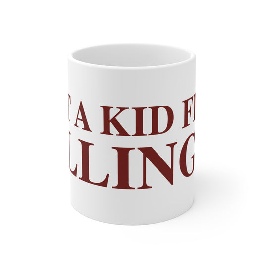 Just a kid from Killingly Mug // Killingly Connecticut mug // Killingly connecticut gifts and merch // Finding connecticut 