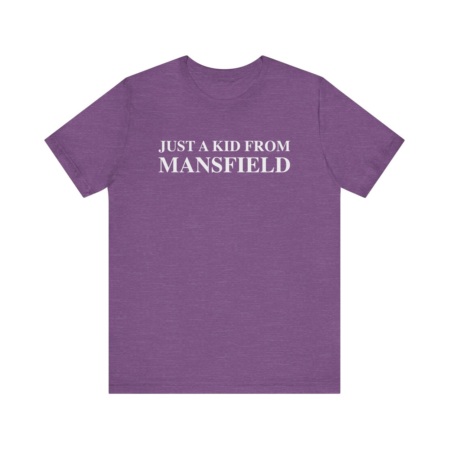 Just a kid from Mansfield // mansfield ct unisex t shirt // finding connecticut 
