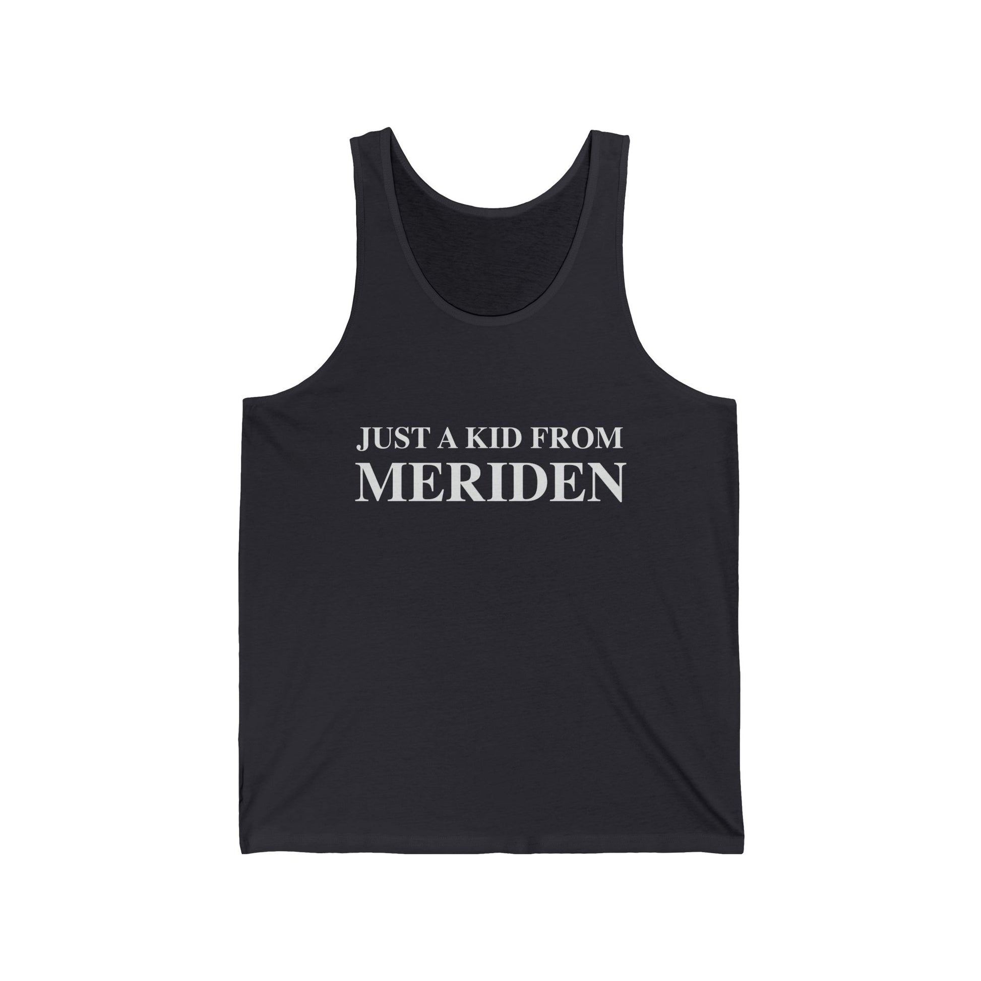 Just a kid from Meriden // Meriden CT tank tops shirts   // finding connecticut 