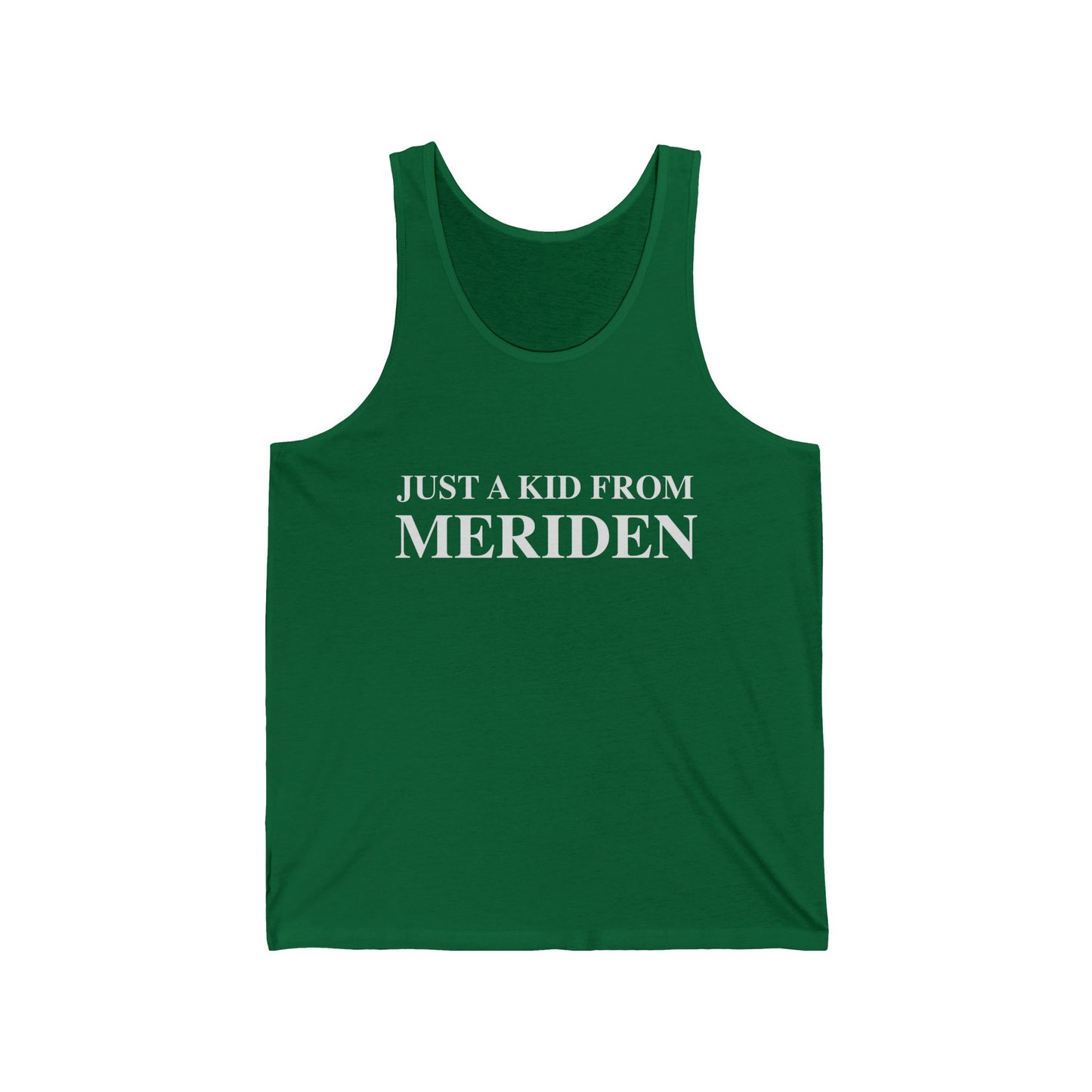 Just a kid from Meriden // Meriden CT tank tops shirts   // finding connecticut 