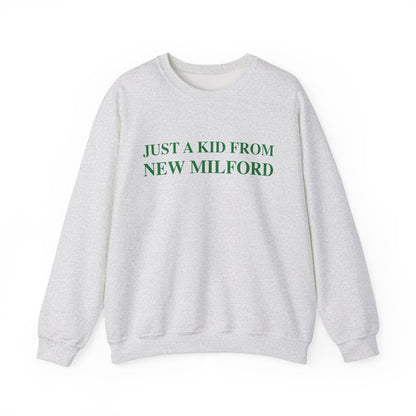 Just a kid from New Milford // new milford connecticut unisex hoodie sweatshirt // finding connecticut 