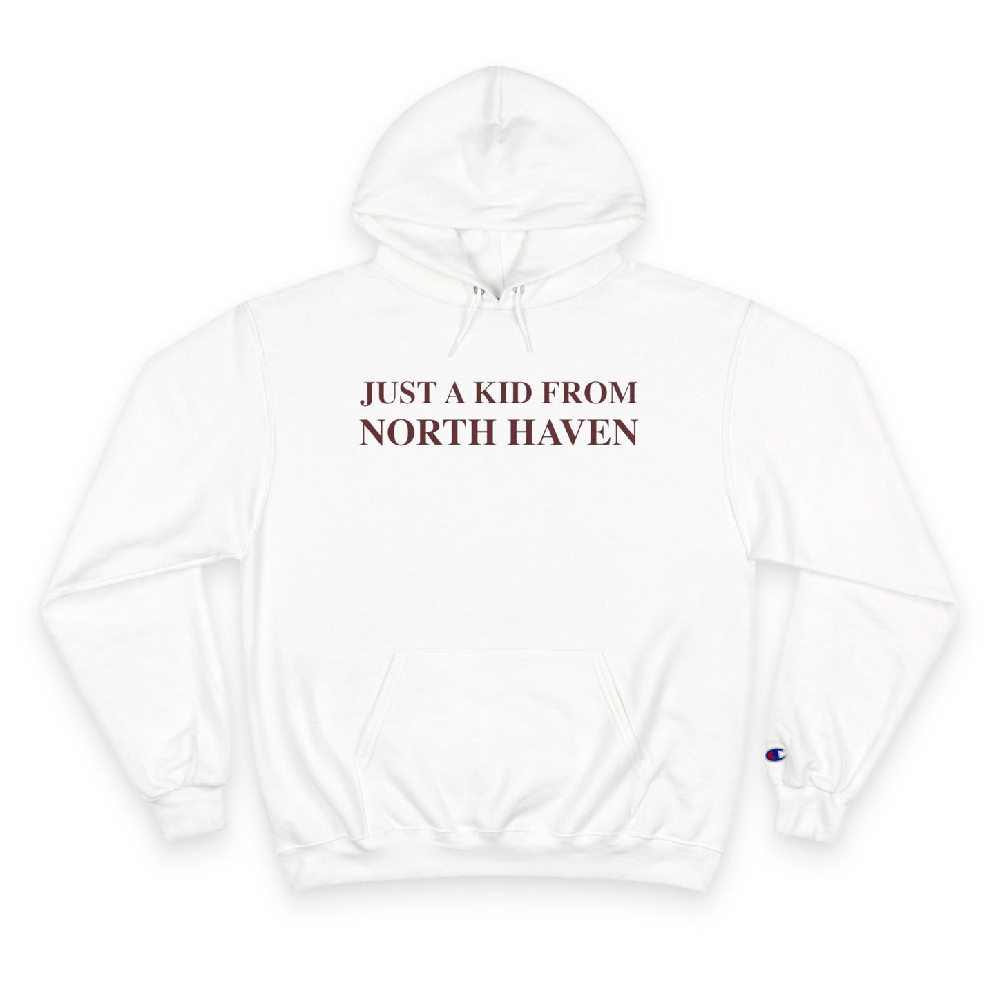 Just a kid from North Haven // North Haven Connecticut  Champion hoodie sweatshirt / finding connecticut 