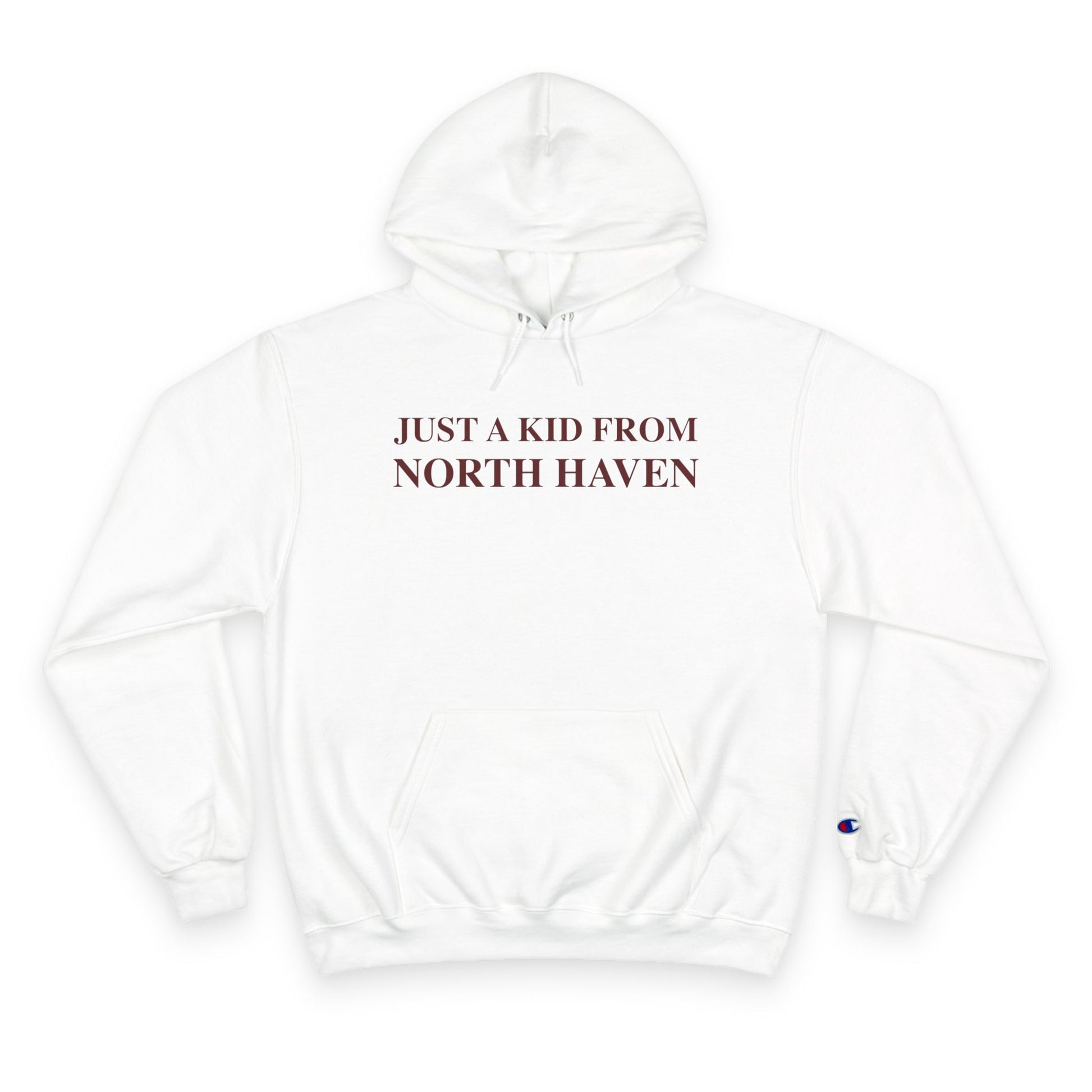 Just a kid from North Haven // North Haven Connecticut  Champion hoodie sweatshirt / finding connecticut 