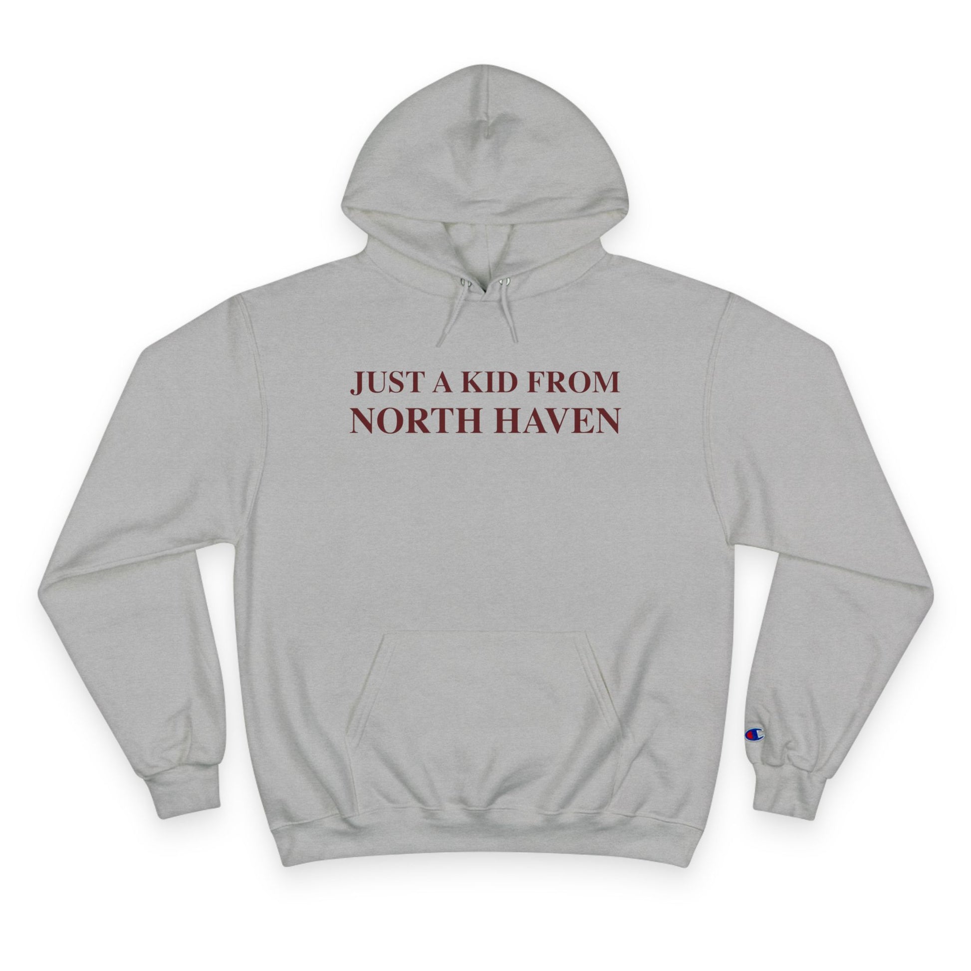 Just a kid from North Haven // North Haven Connecticut  Champion hoodie sweatshirt / finding connecticut 