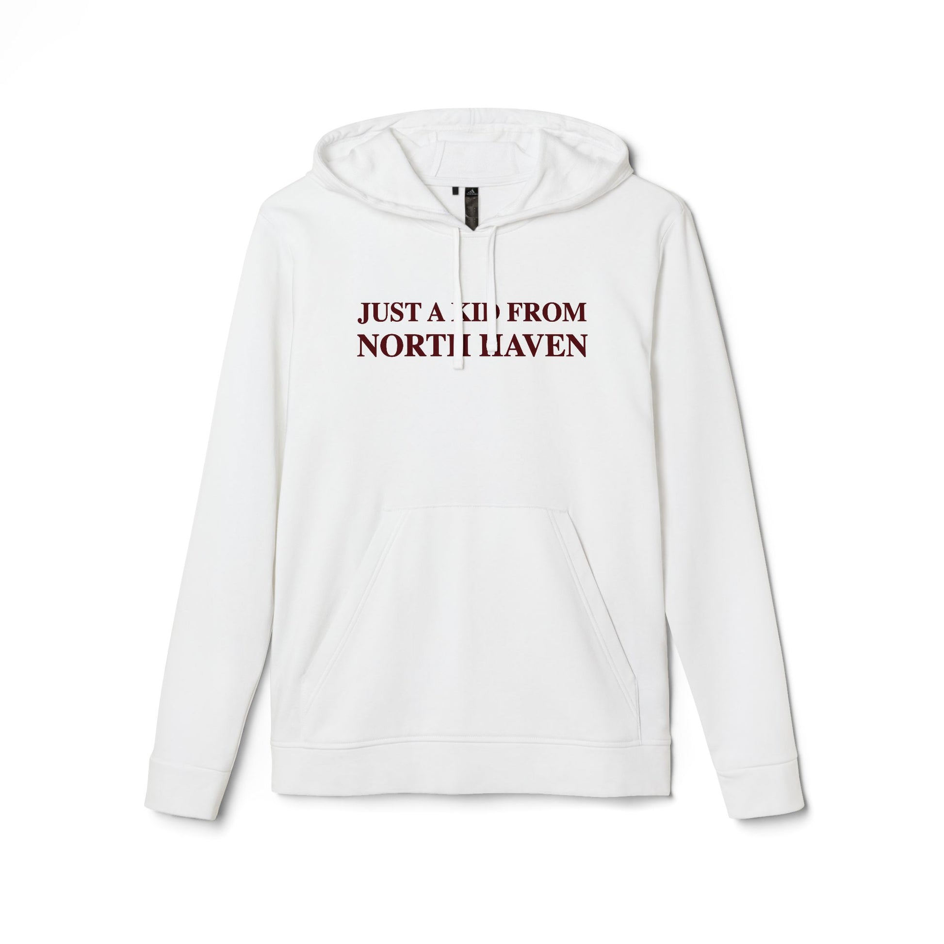 Just a kid from North Haven // North Haven Connecticut adidas hoodie sweatshirt / finding connecticut 