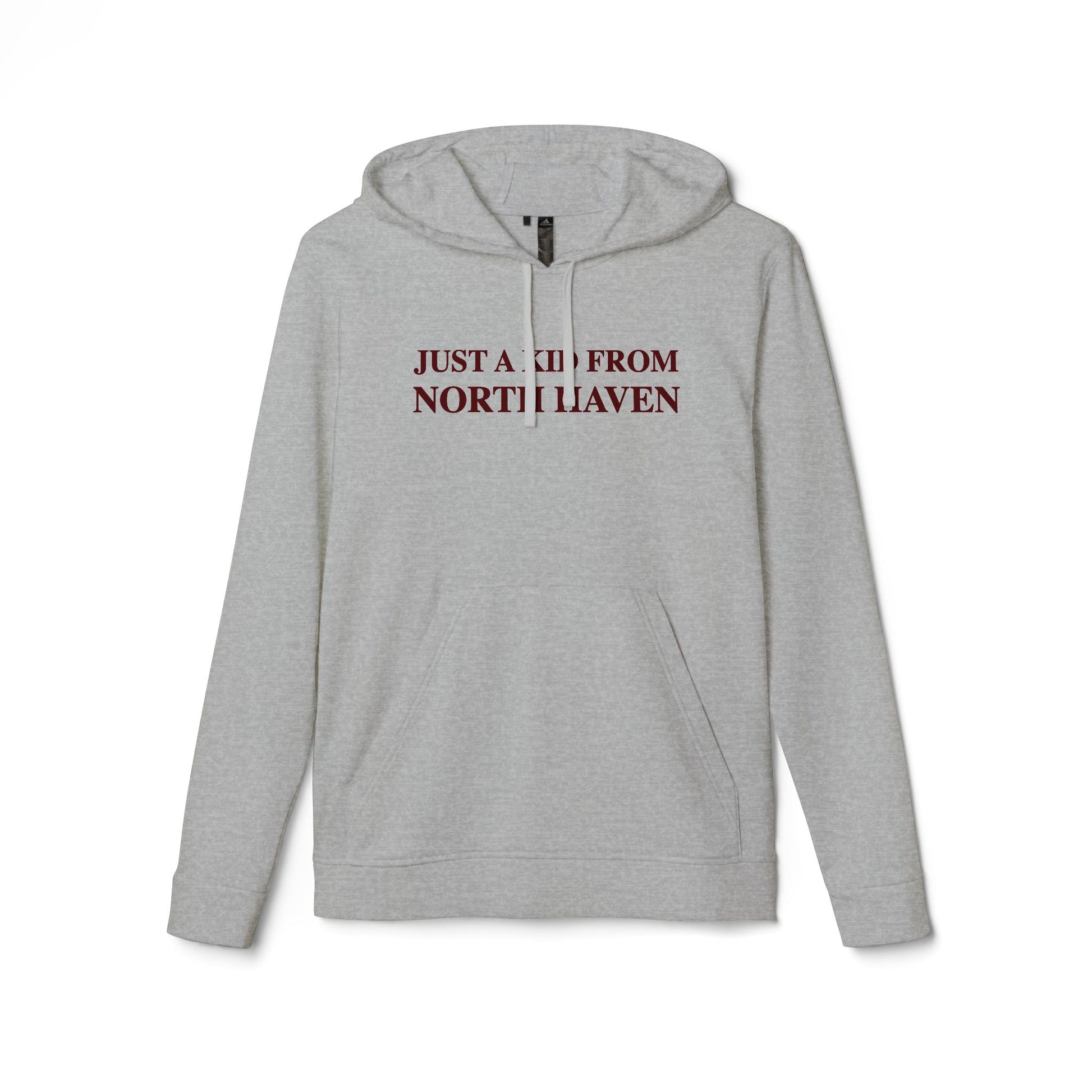 Just a kid from North Haven // North Haven Connecticut adidas hoodie sweatshirt / finding connecticut 