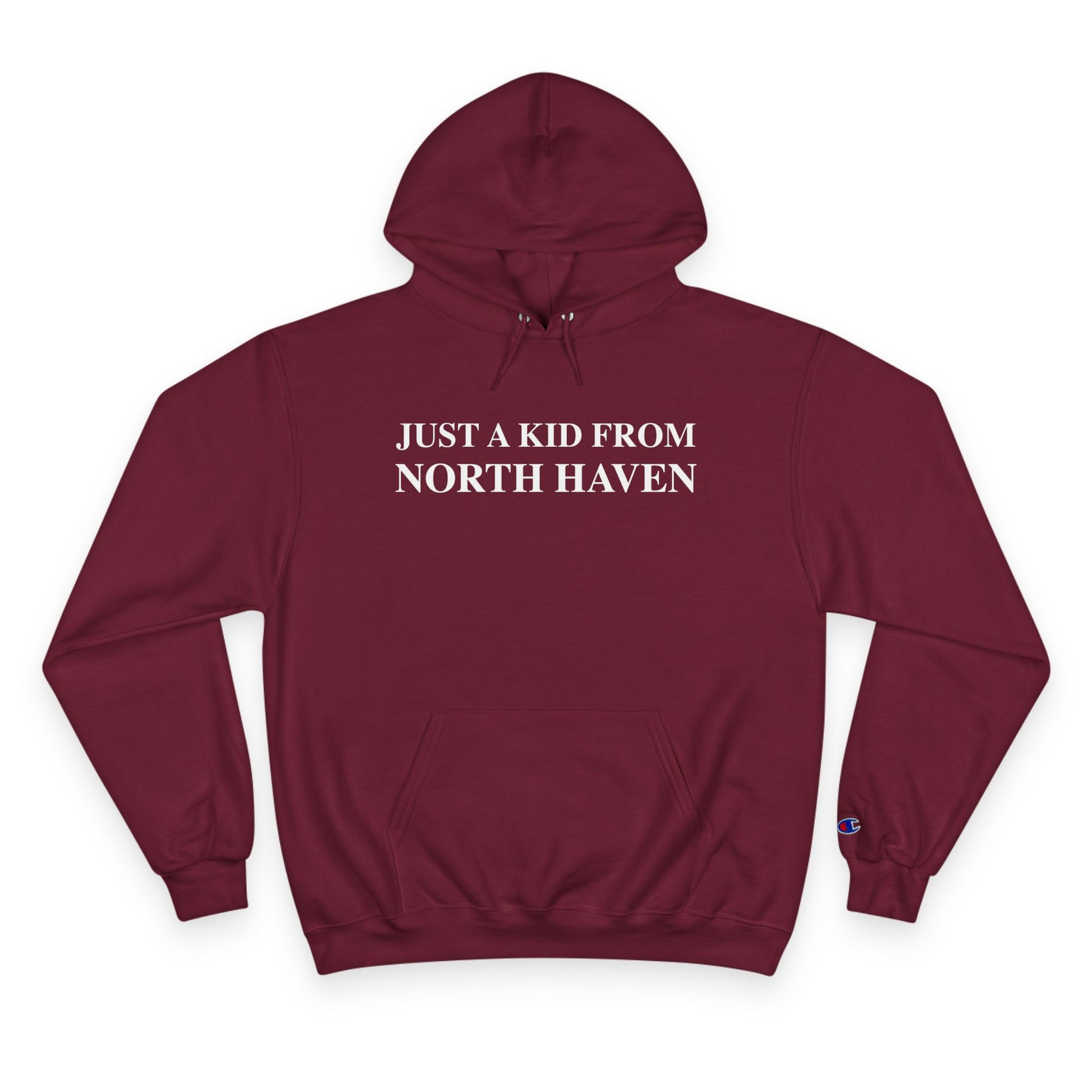 Just a kid from North Haven // North Haven Connecticut hoodie sweatshirt // finding connecticut 