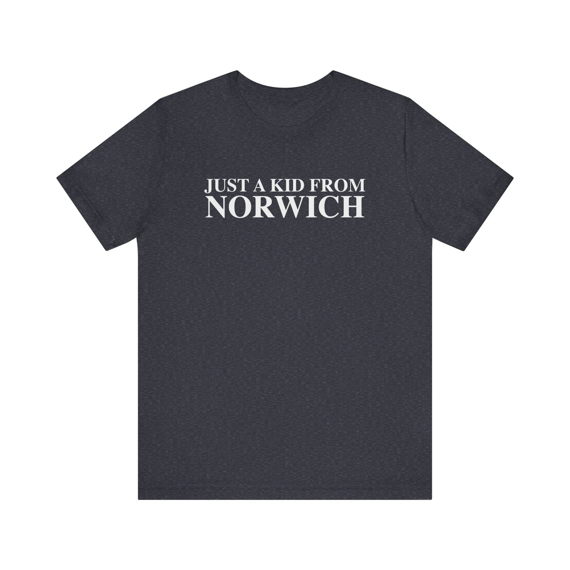 Just a kid from Norwich // Norwich CT unisex t shirt // finding connecticut 