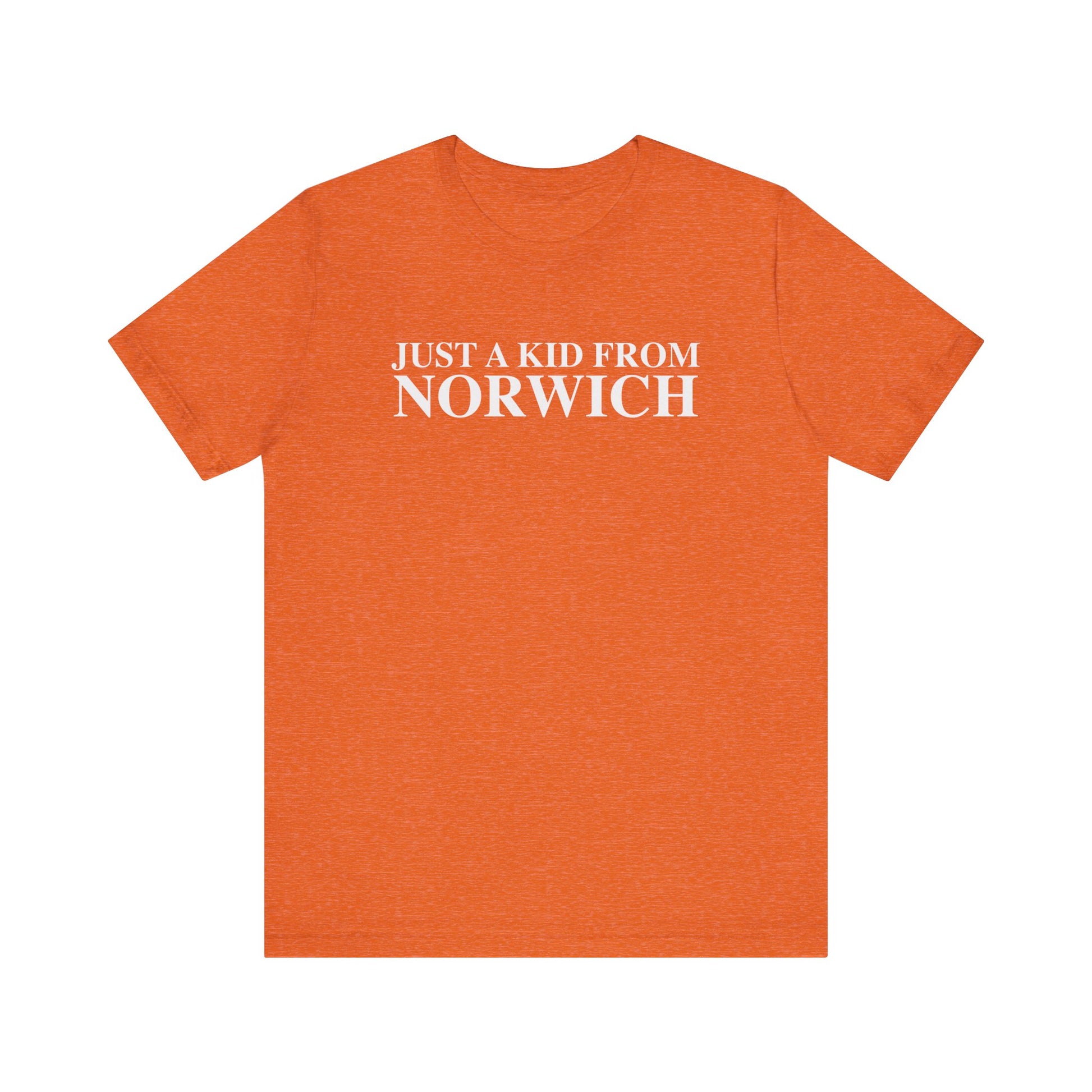 Just a kid from Norwich // Norwich CT unisex t shirt // finding connecticut 
