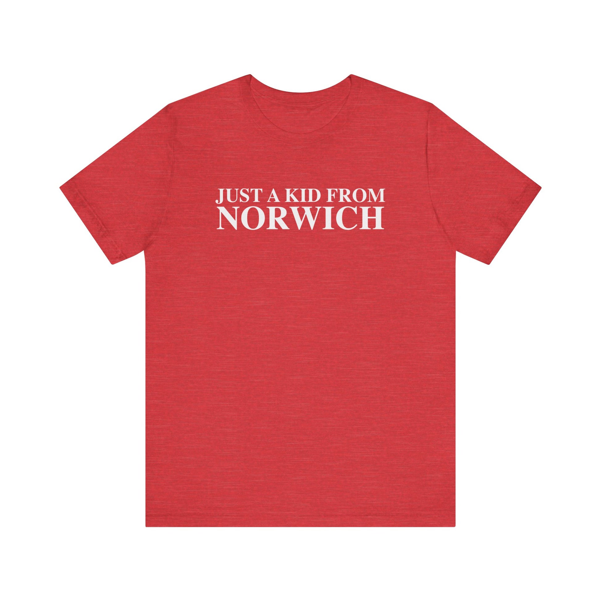 Just a kid from Norwich // Norwich CT unisex t shirt // finding connecticut 