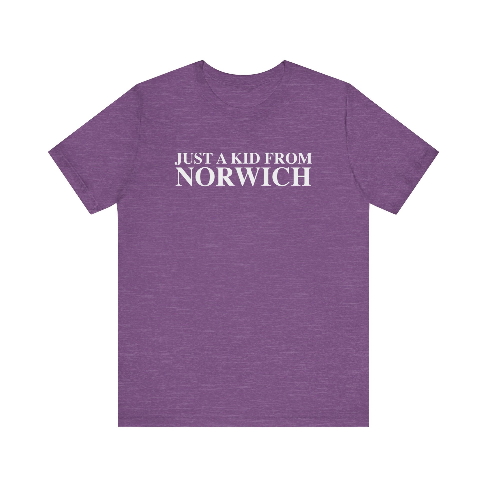 Just a kid from Norwich // Norwich CT unisex t shirt // finding connecticut 
