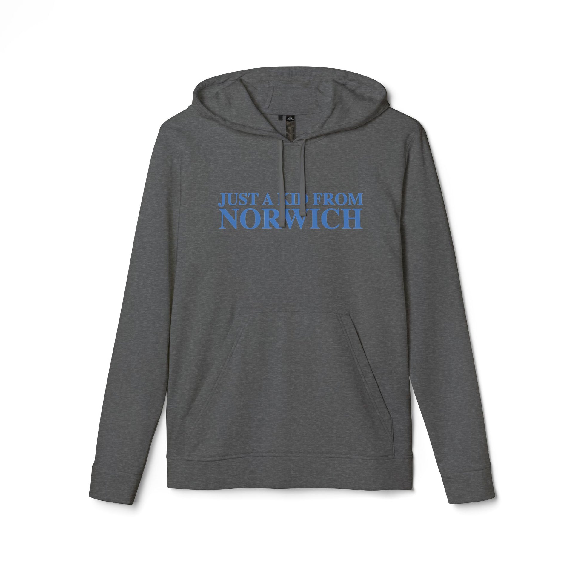Just a kid from Norwich // Norwich Connecticut Adidas unisex hoodie sweatshirts   // finding connecticut 