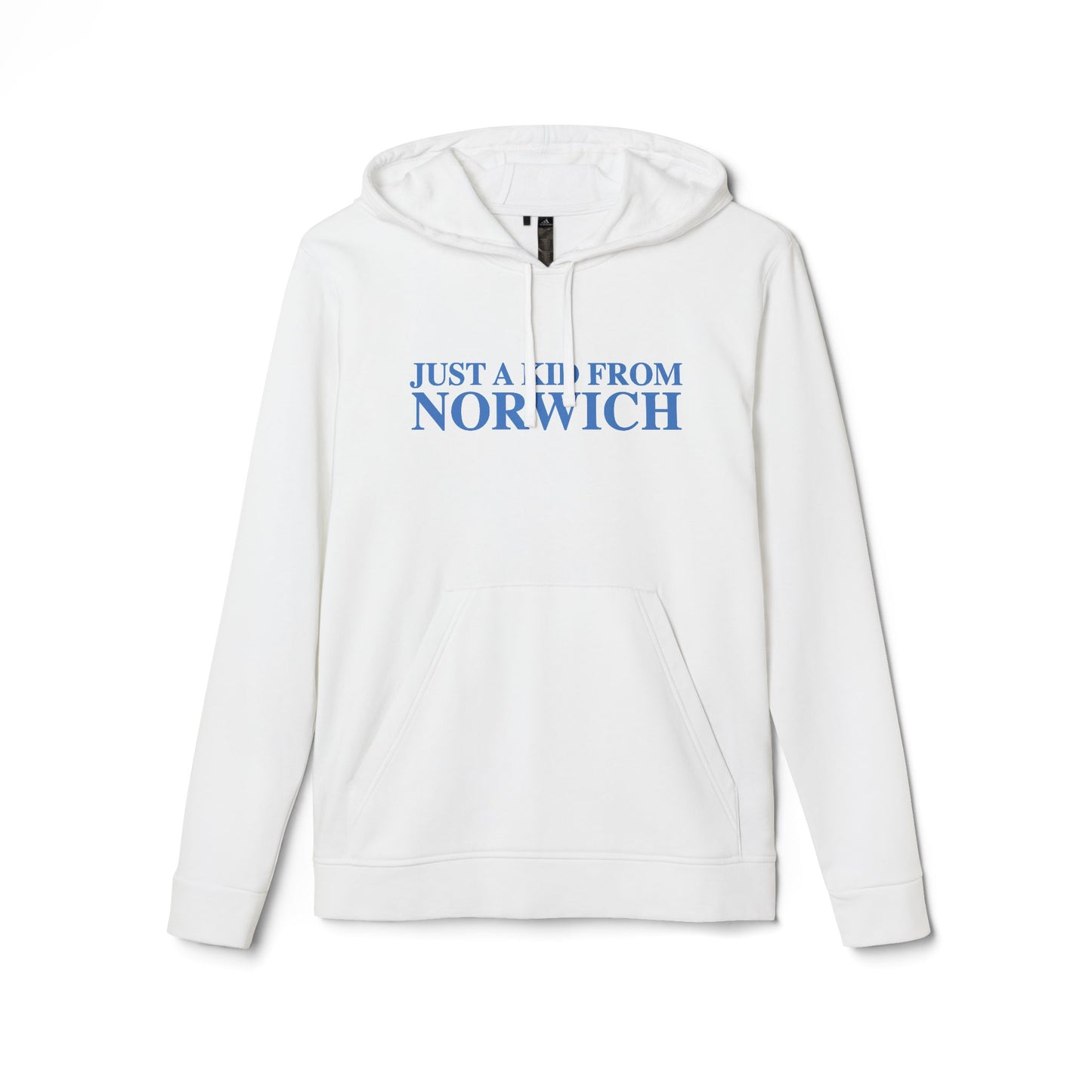 Just a kid from Norwich // Norwich Connecticut Adidas unisex hoodie sweatshirts   // finding connecticut 