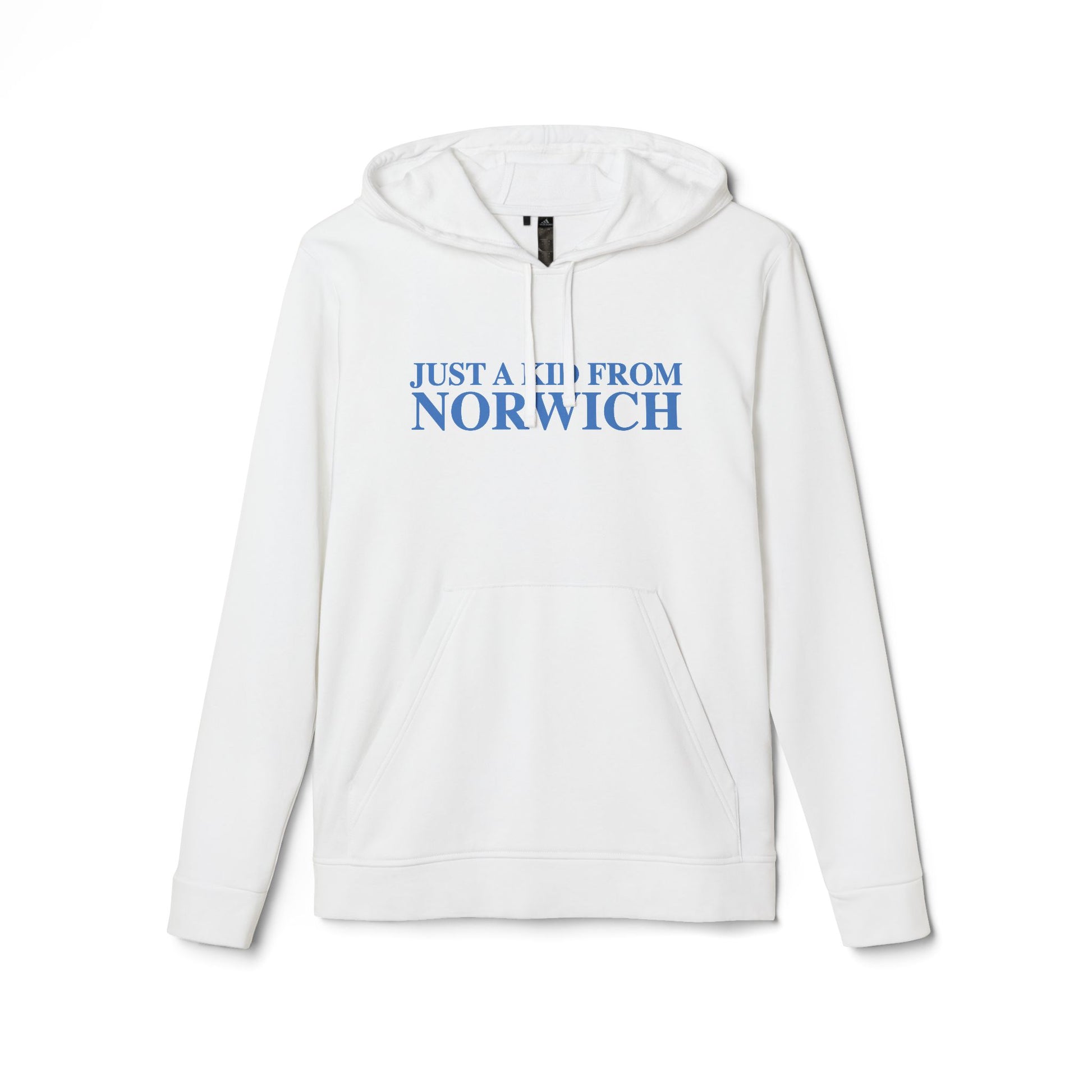 Just a kid from Norwich // Norwich Connecticut Adidas unisex hoodie sweatshirts   // finding connecticut 