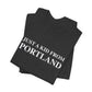 Just a kid from Portland // Portland CT t shirt // finding connecticut 