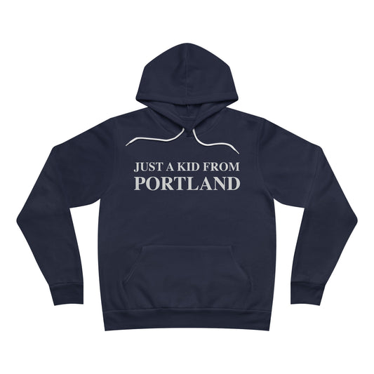 Just a kid from Portland // Portland CT unisex hoodie sweatshirt // finding connecticut 
