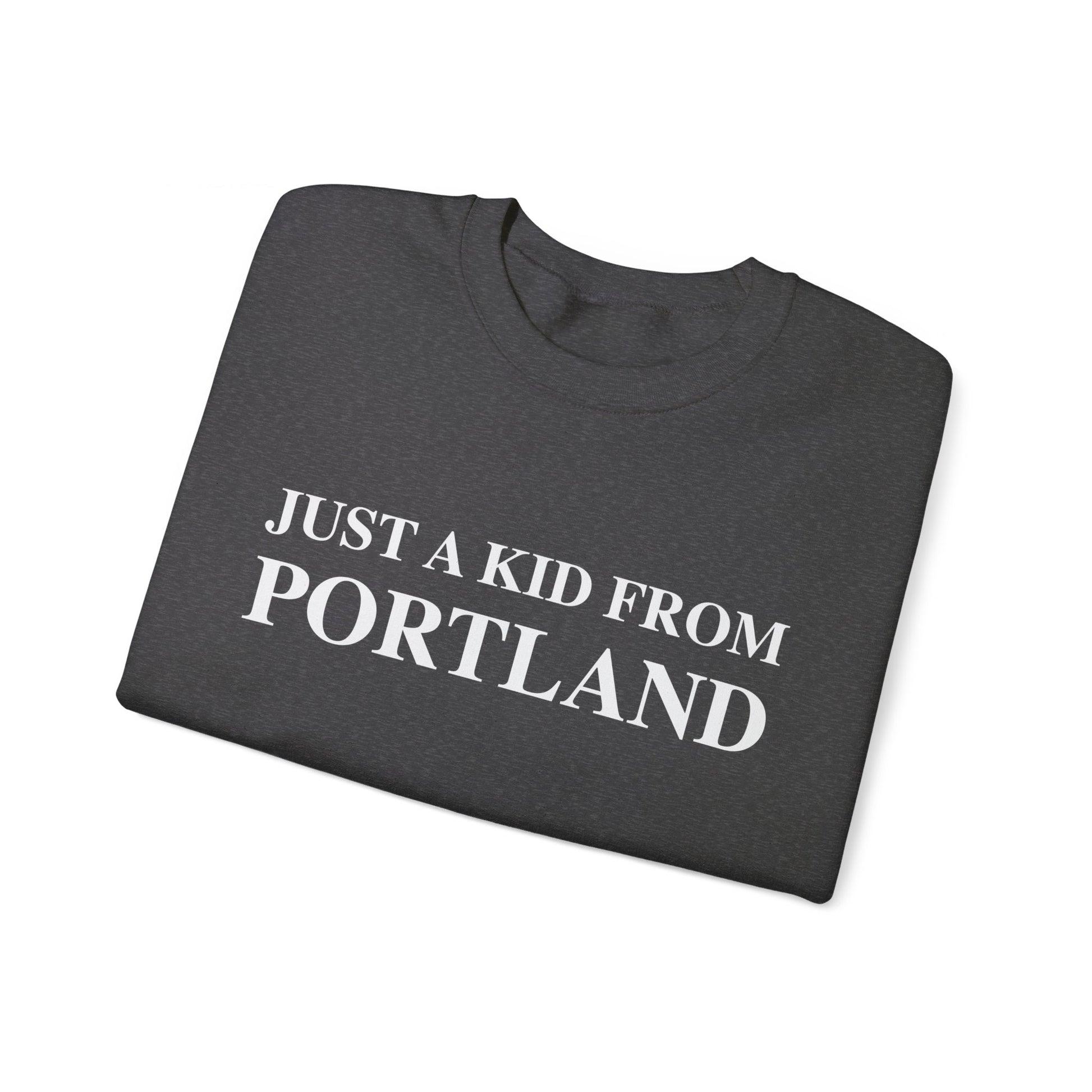 Just a kid from Portland // Portland CT unisex sweatshirt // finding connecticut 