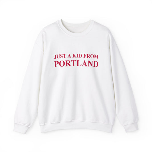 Just a kid from Portland // Portland connecticut sweatshirt // finding connecticut 