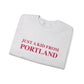 Just a kid from Portland // Portland connecticut sweatshirt // finding connecticut 