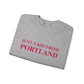 Just a kid from Portland // Portland connecticut sweatshirt // finding connecticut 