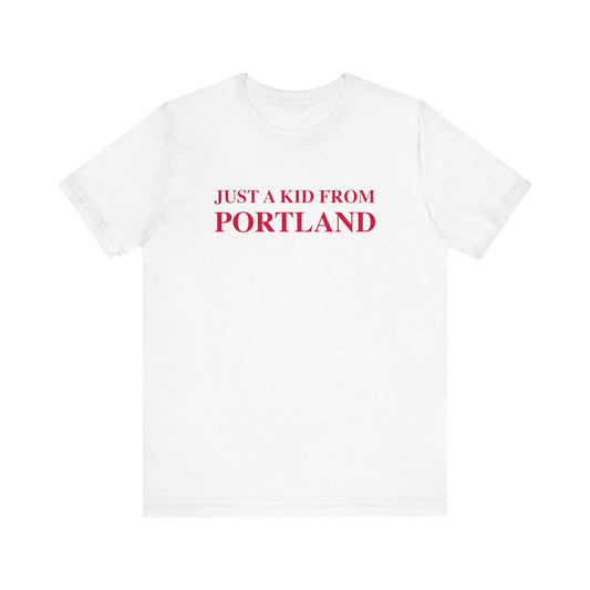 Just a kid from Portland // Portland connecticut  t shirt // finding connecticut 