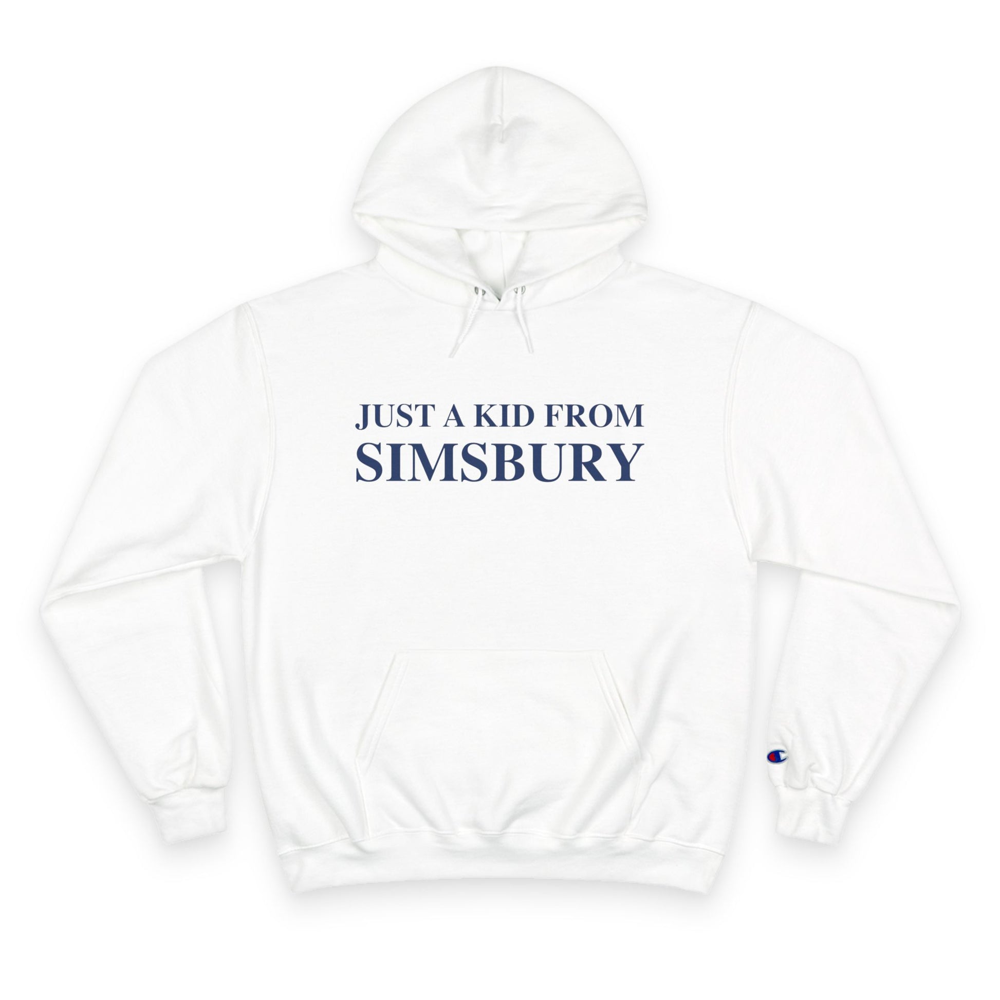 Just a kid from Simsbury // Simsbury Connectiuct champion hoodie sweatshirt // finding connecticut 