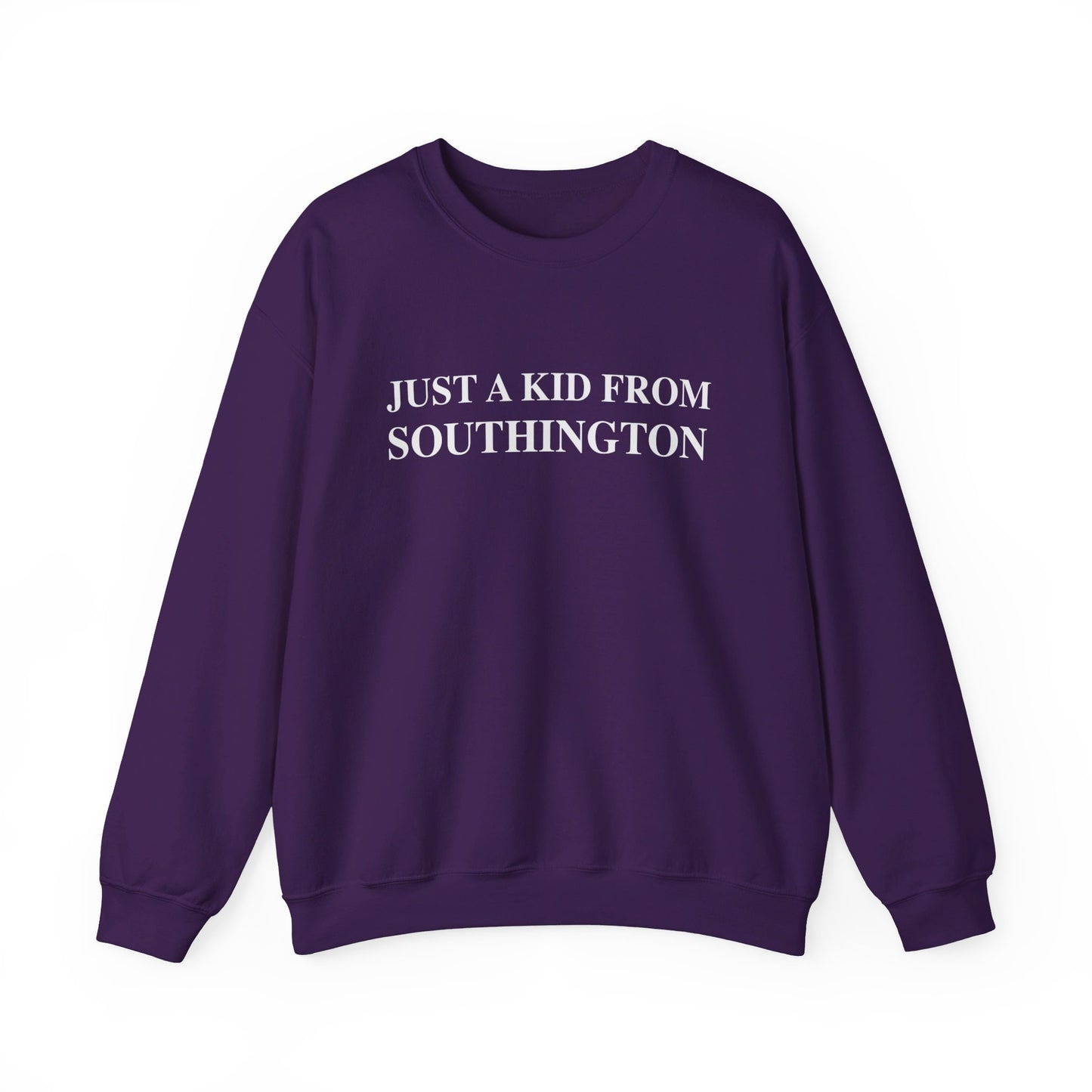 Just a kid from Southington // Southington CT unisex sweatshirt // finding connecticut