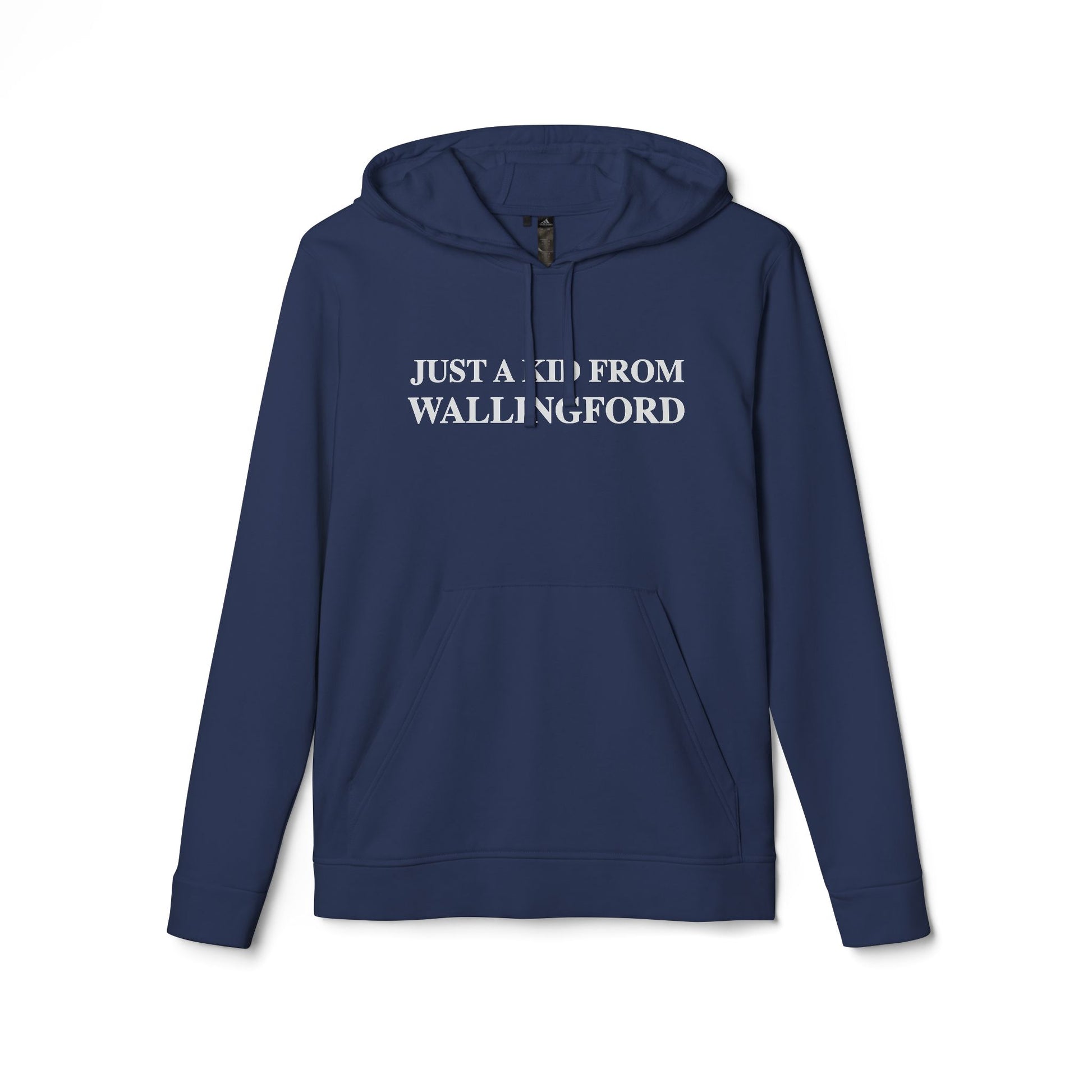 Just a kid from Wallingford // Wallingford CT Adidas hoodie sweatshirt   // finding connecticut 