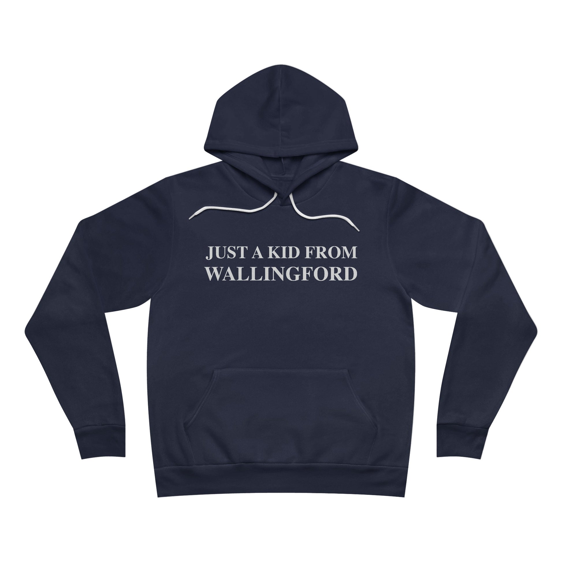 Just a kid from Wallingford // Wallingford CT unisex hoodies  // finding connecticut 