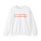 Just a kid from Wallingford // Wallingford Connecticut unisex  sweatshirts  // finding connecticut 