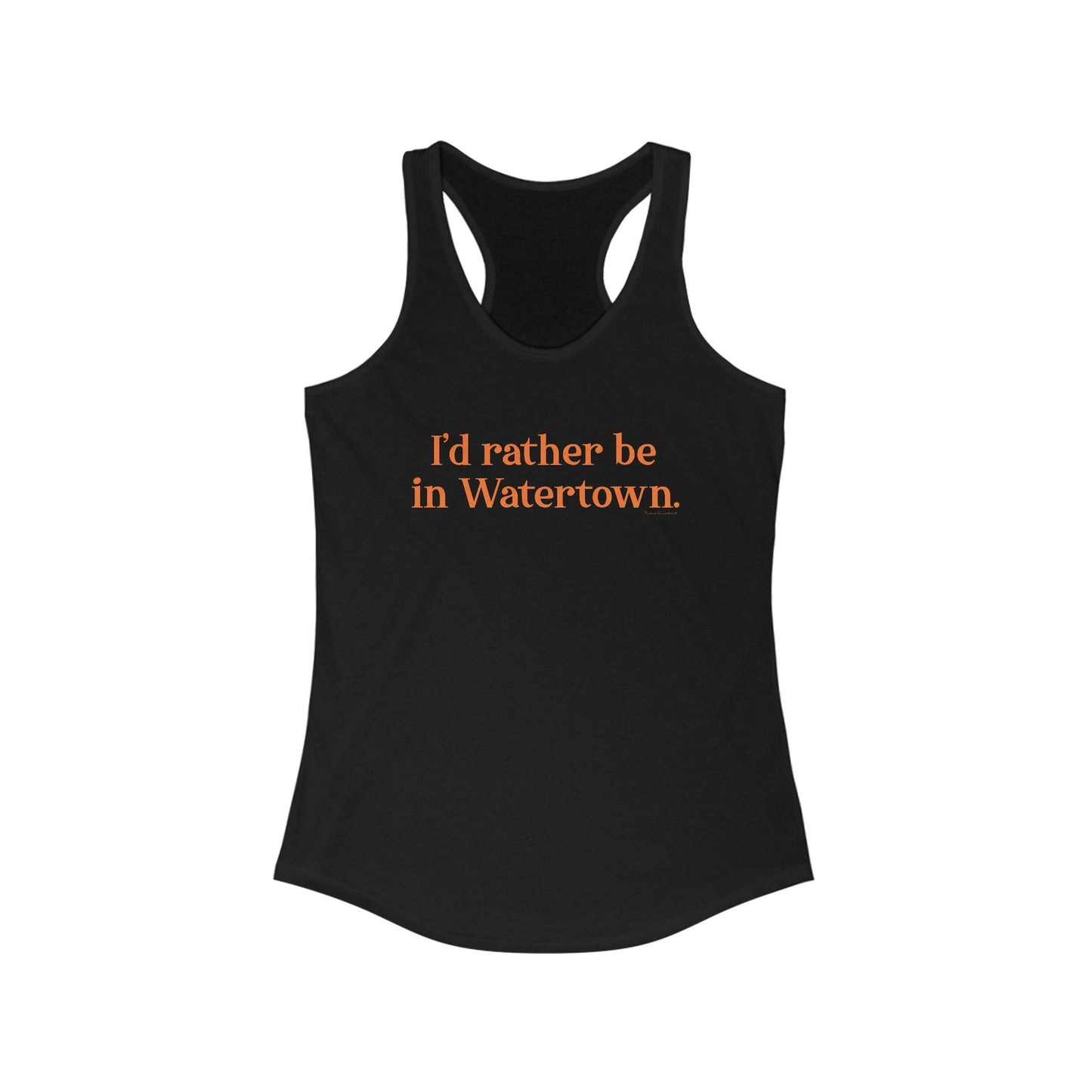Just a kid from Watertown // Watertown Connecticut womens tank top shirt // finding connecticut 