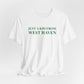 Just a kid from West Haven // West Haven Connecticut unisex t shirts  // finding connecticut 