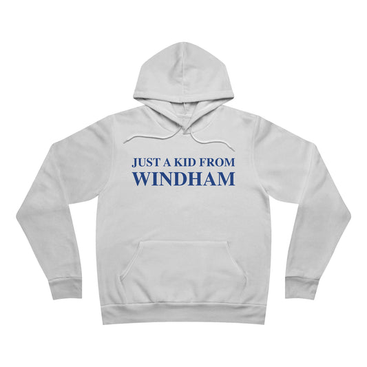 Just a kid from Windham // Windham Connecticut hoodie sweatshirts // finding connecticut 