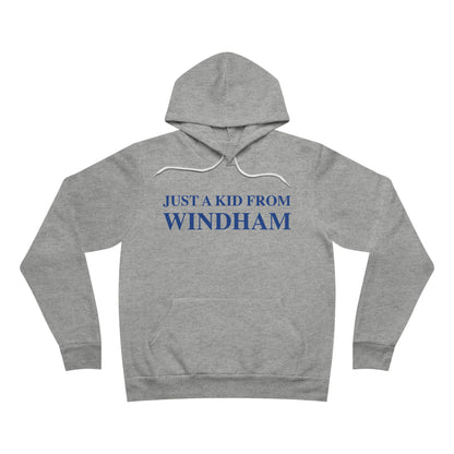Just a kid from Windham // Windham Connecticut hoodie sweatshirts // finding connecticut 