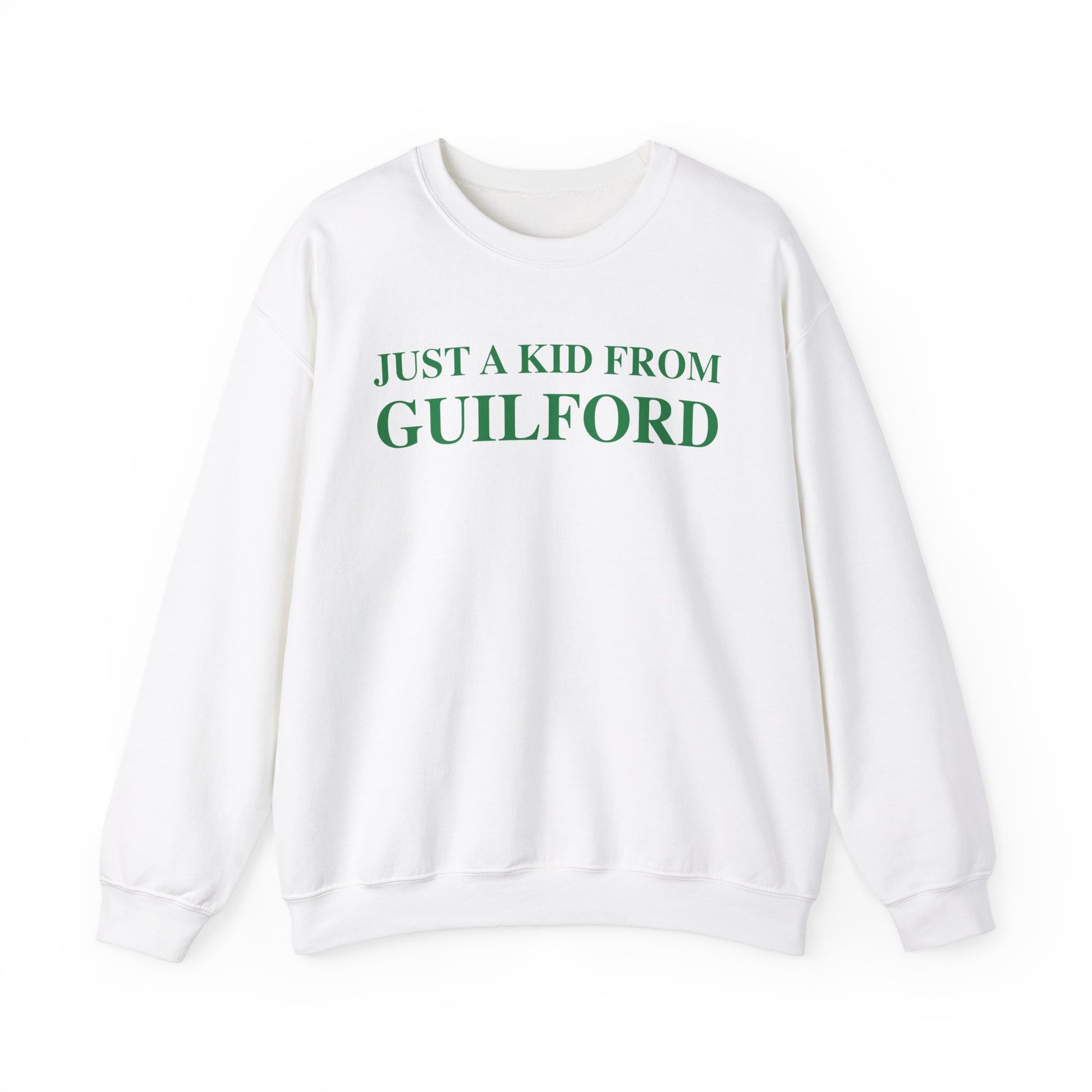 Just a kid from guilford // guilford connecticut sweatshirts // finding connecticut 